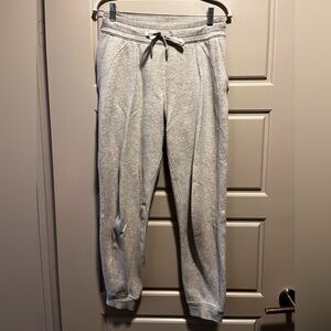 Lululemon Heather Gray Scuba Mid-Rise Jogger
